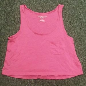Hot pink crop top