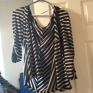 Sonoma xl hooded striped cardigan
