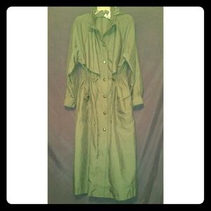 Ankle length trench coat