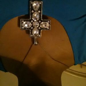 Bejeweled Cross Necklace