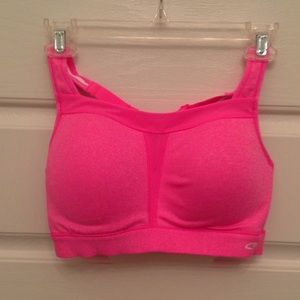 Hot pink Champion sports bra from Target!