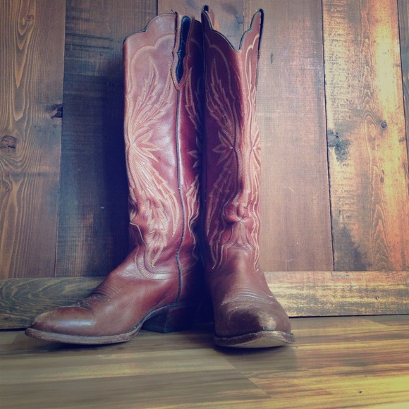 Hand-Crafted Light Brown Leather Boots