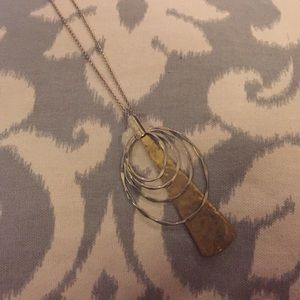 Mixed metal necklace.