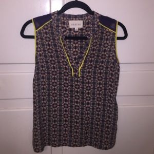 Sabine pattern tank top