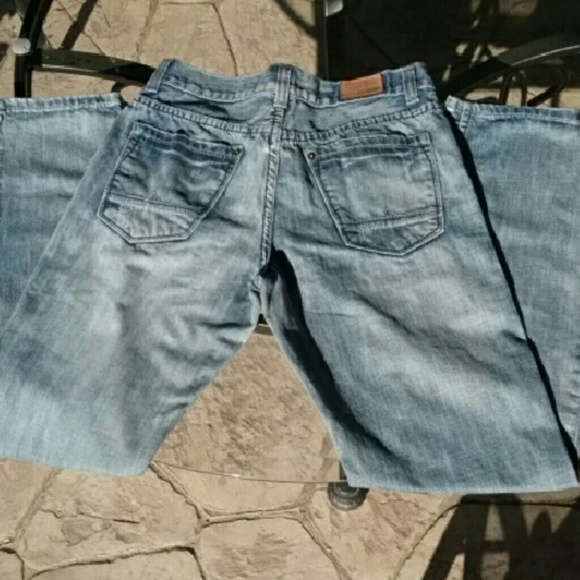Light blue jeans.