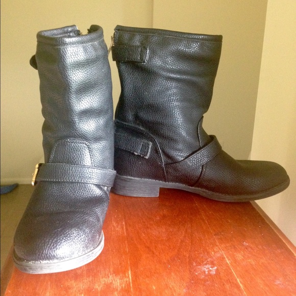 Black Charles Albert Biker Boot -- Make an Offer!