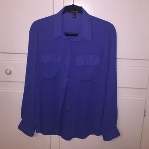 Forever21 blue blouse