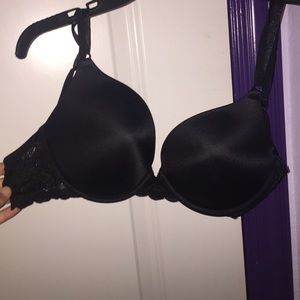 black push up bra 34 d