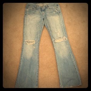 Abercrombie and Fitch Distressed Jeans