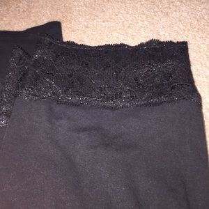 Black lace leggings from PINK