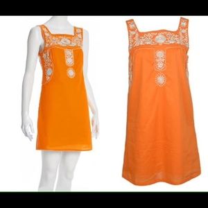 Tory Burch Cotton Embroidered Dress