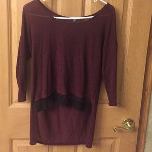 Charlotte Russe shirt hi low