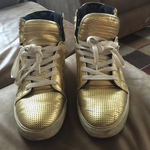 Gold Supra Men shoes