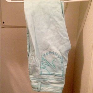 Light blue skinny jeans
