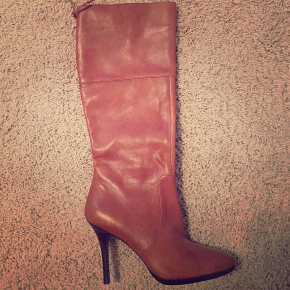Ralph Lauren camel boots