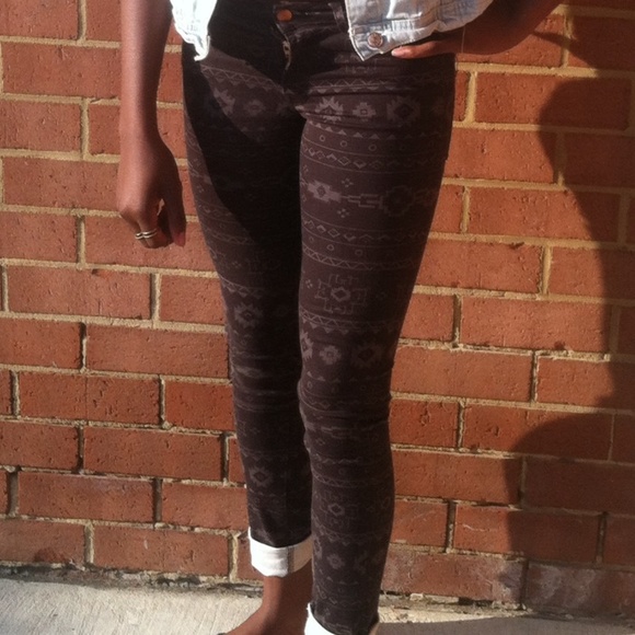 H&M Tribal patterned pants