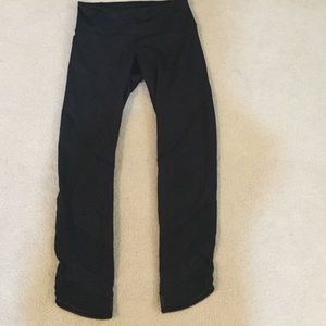 Lululemon Cropped Cutout Yoga Pants