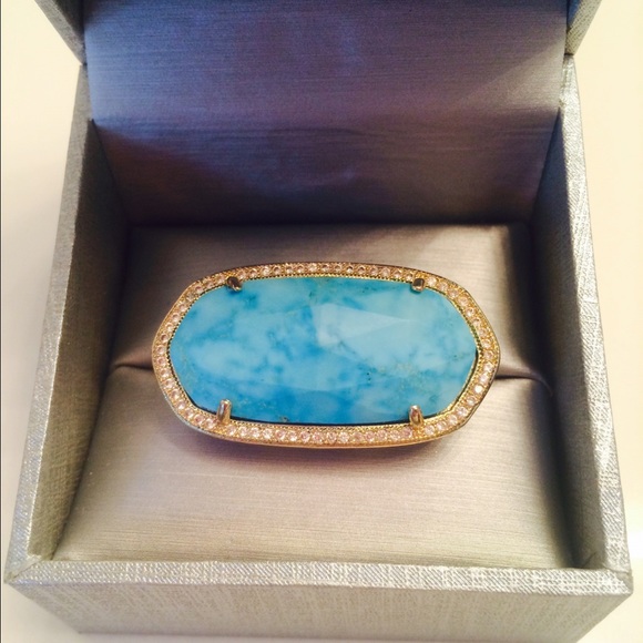 Kendra Scott Jewelry - 🎉HP!🎉 Kendra Scott LUXE Pave Oval Cocktail Ring