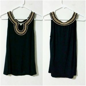 Boston Proper Beaded Tank Top