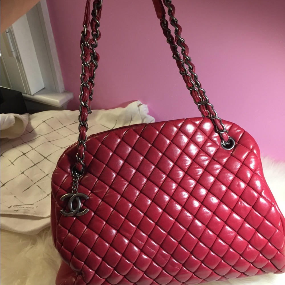 Authentic Chanel bowling bag