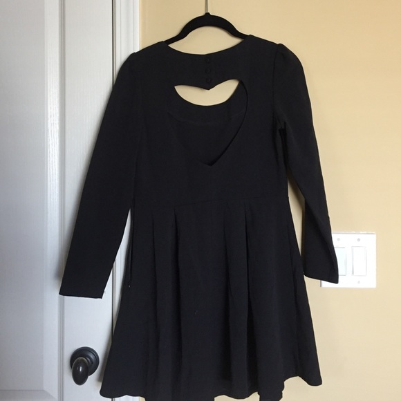 Back Heart Cut out dress