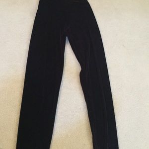 American Apparel velvet leggings