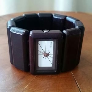 Nixon Wood Bracelet Watch