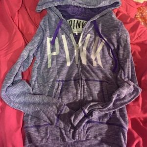Victoria's Secret zip up hoodie.