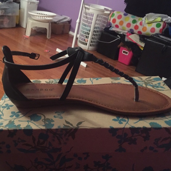 Black sandals