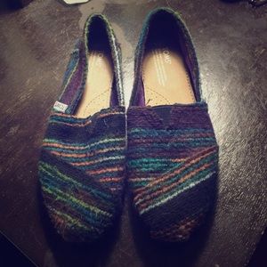 Toms-flats size 8