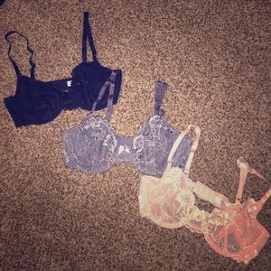 Lace bra's!