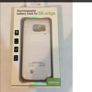 White battery case for S6 Edge