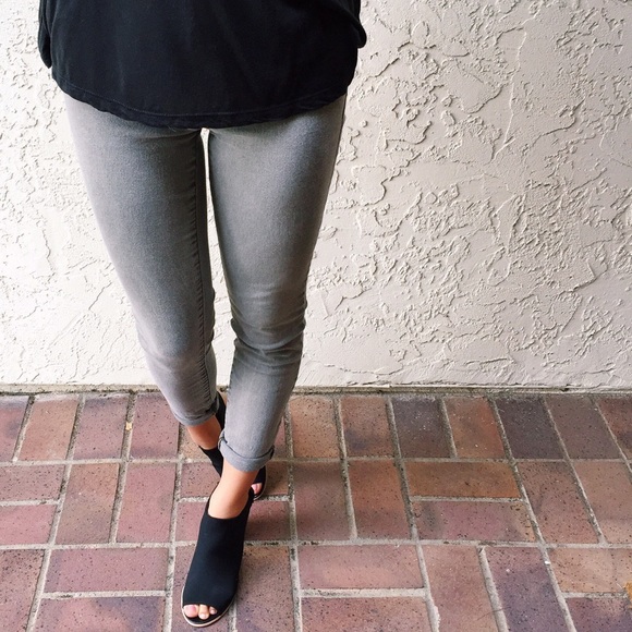 Faded Army Green Jeans