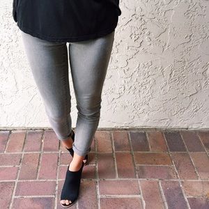 Faded Army Green Jeans