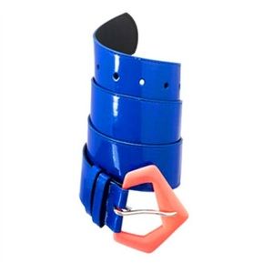 Jacobs by Marc Jacobs Neon Blue Statement Belt