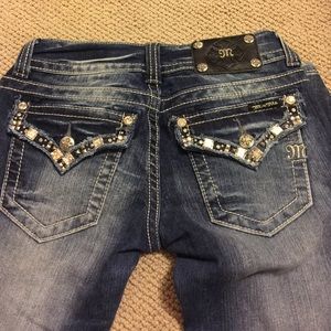 Miss Me. Bedazzled skinny jeans