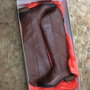 Sole Society Shoes - Leather Riding Boot Sole Society Shoes - Leather Riding Boot