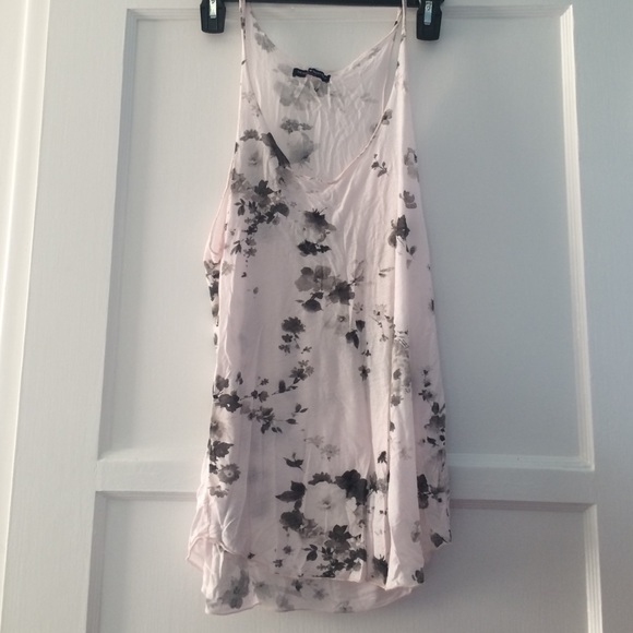 Long brandy floral top - Picture 1 of 3