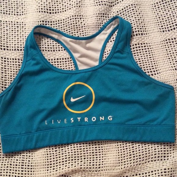 Blue/teal Nike Livestrong Sports Bra