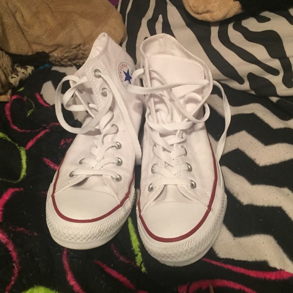 white high top converse
