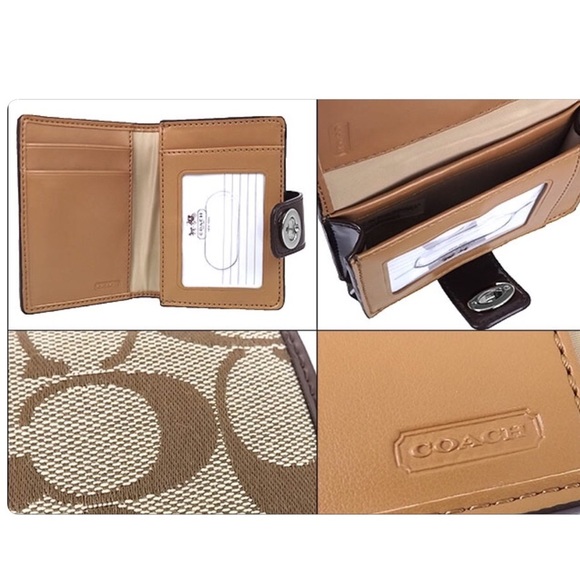 NWT Coach Khaki signature wallet - Picture 6 of 8
