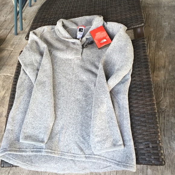 Grey North Face Sweater
