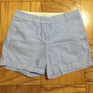 J Crew light blue shorts