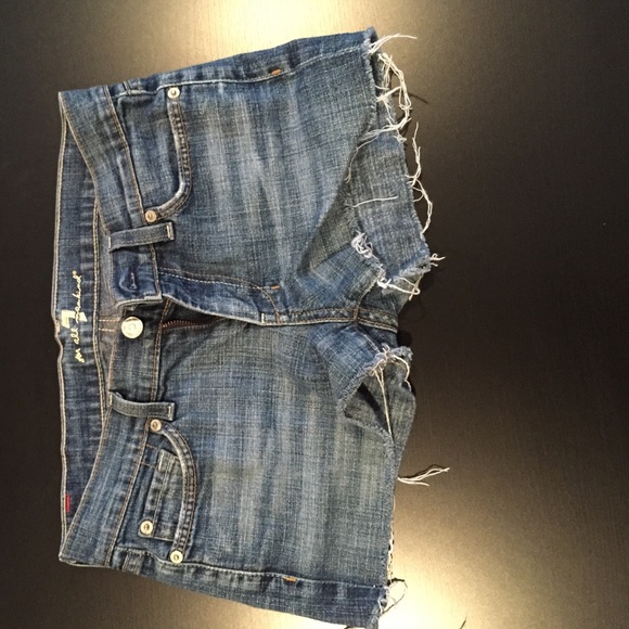 7 for all mankind shorts