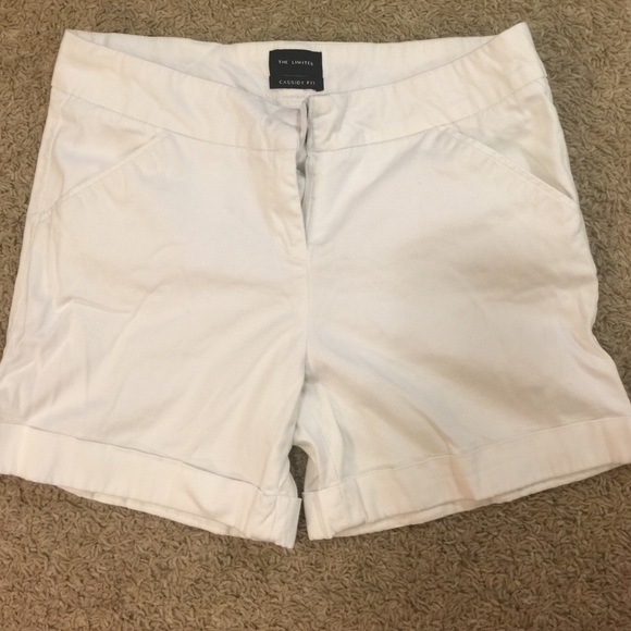 White Limited shorts