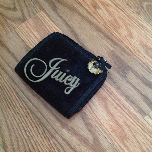 Authentic black juicy couture wallet