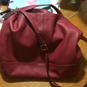 Red Coach Bag