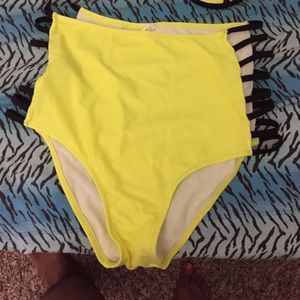 High waisted swim suite