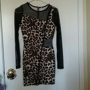 Cheetah print dress