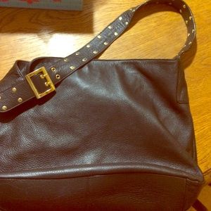 Banana Republic Brown Leather Bag EUC